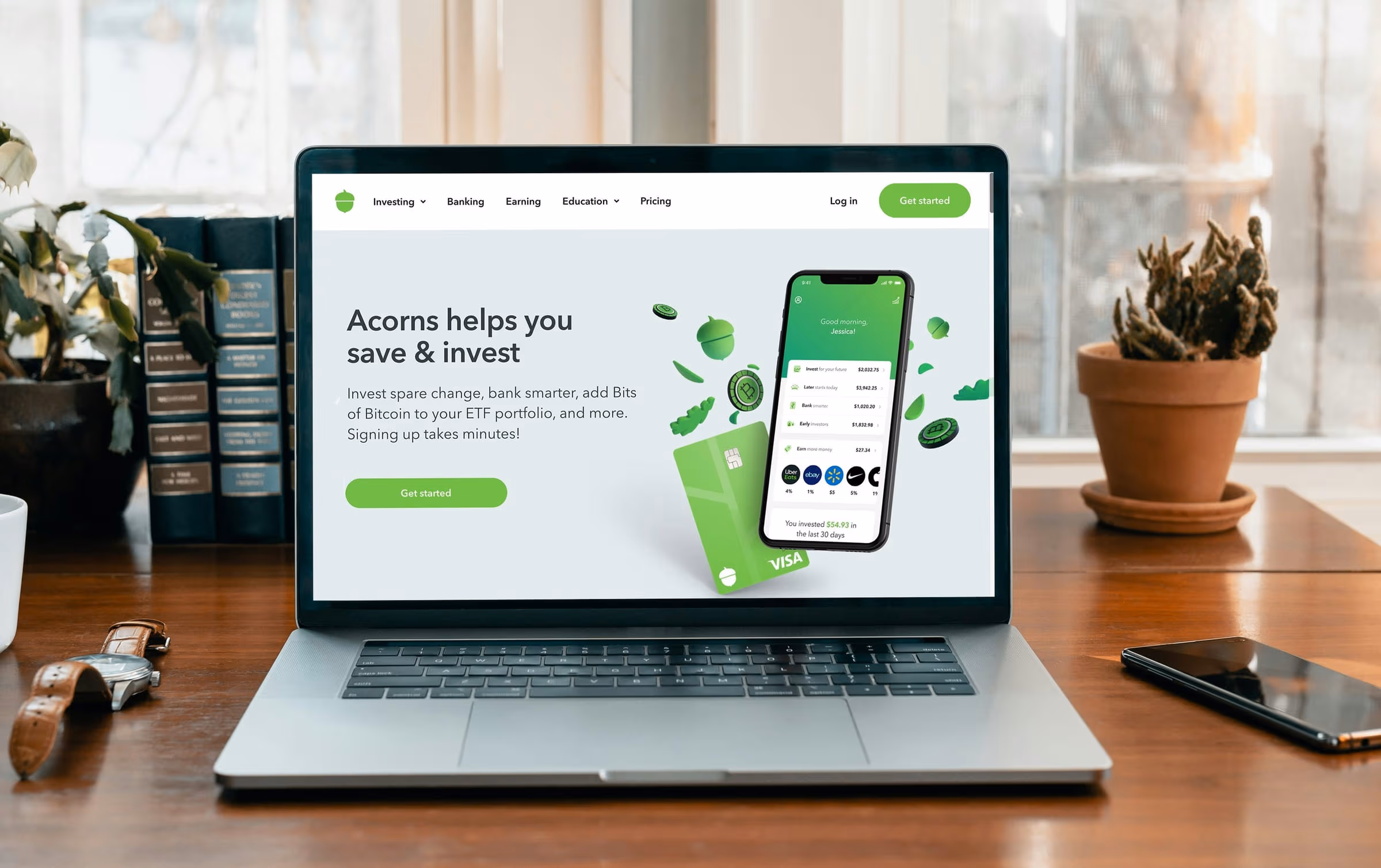 Corporate website shown on desktop and mobile